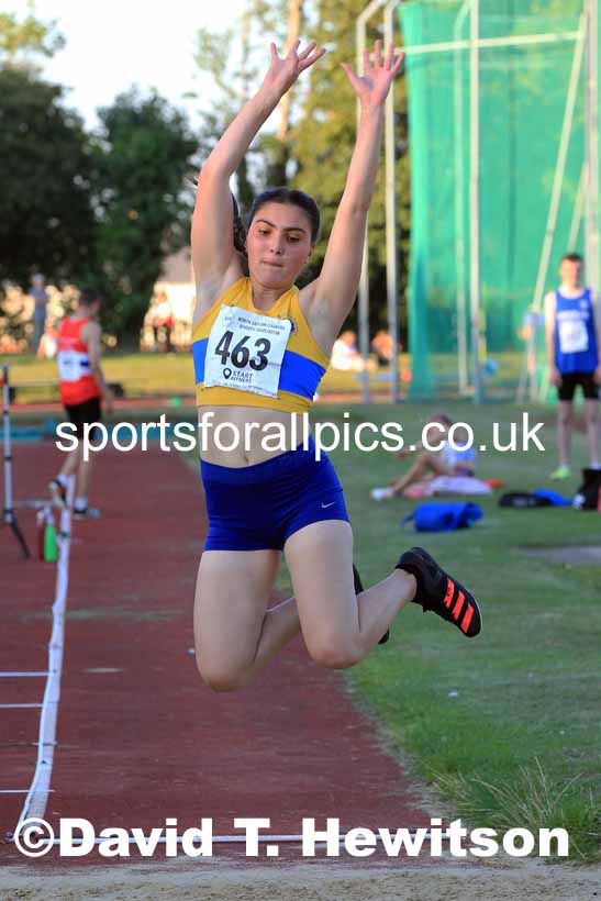 Long jump, 2022 NEGP Monkton No. 6, Wednesday, Aug. 10th. Photo: David T. Hewitson/Sports for All Pics